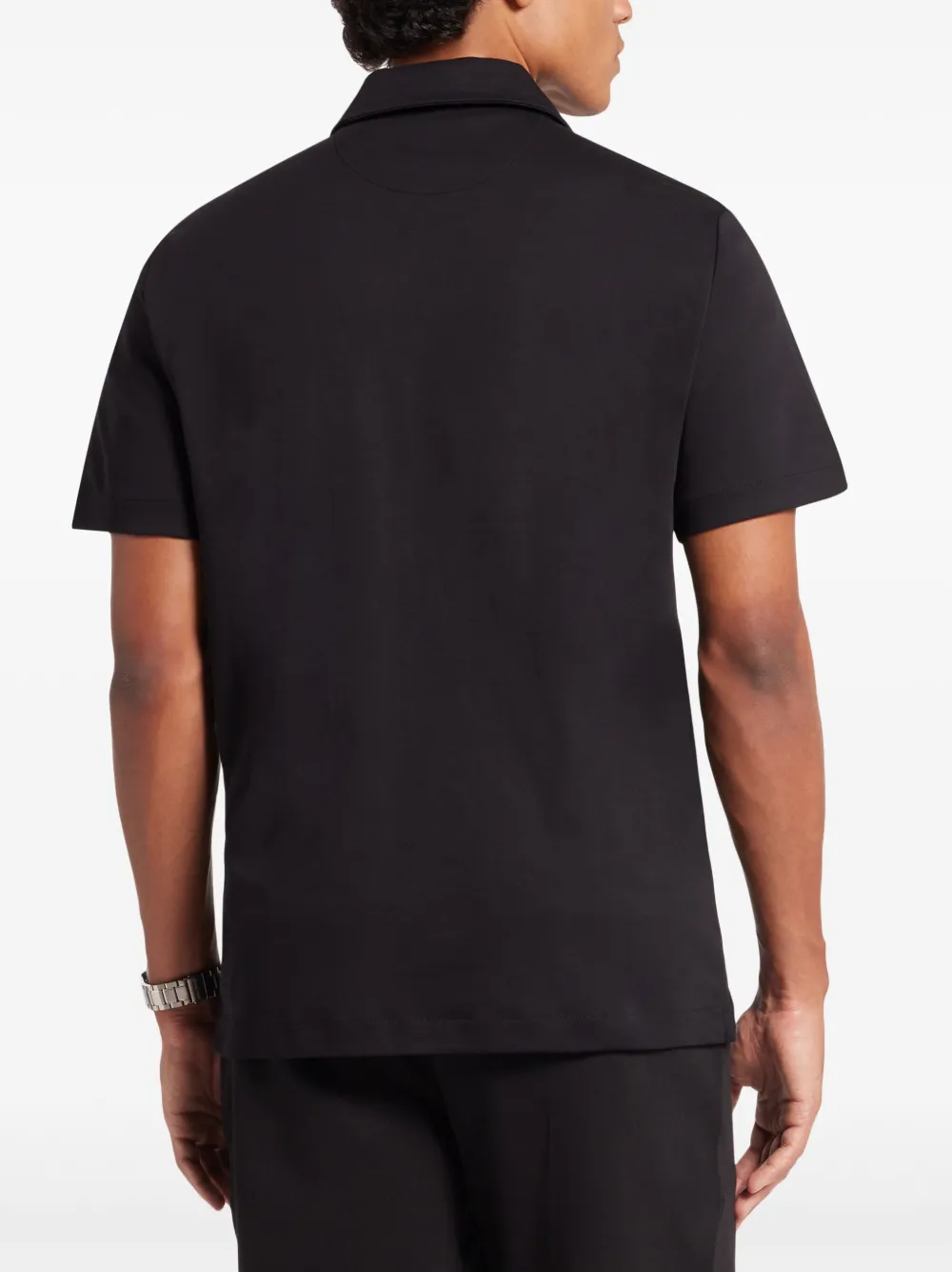 Michael Kors Poloshirt met rits Zwart
