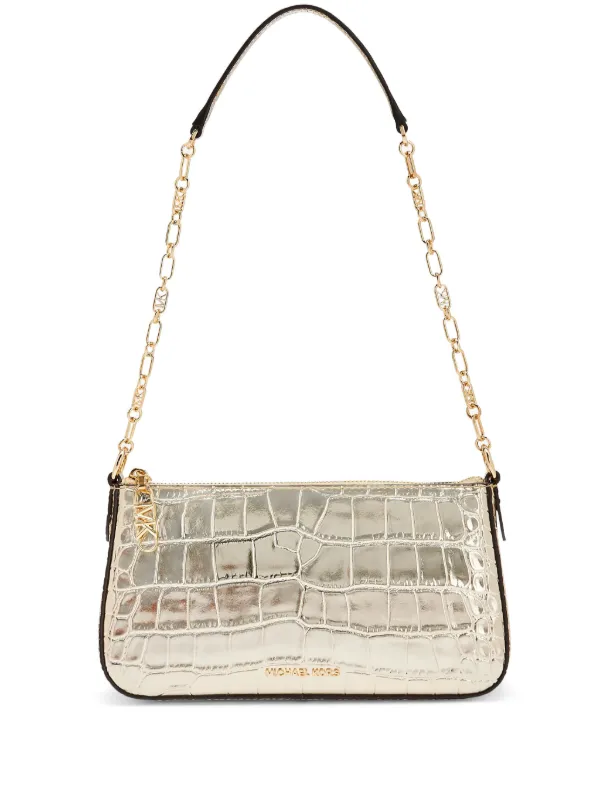 Michael Kors Chain Shoulder Bag Gold FARFETCH BH