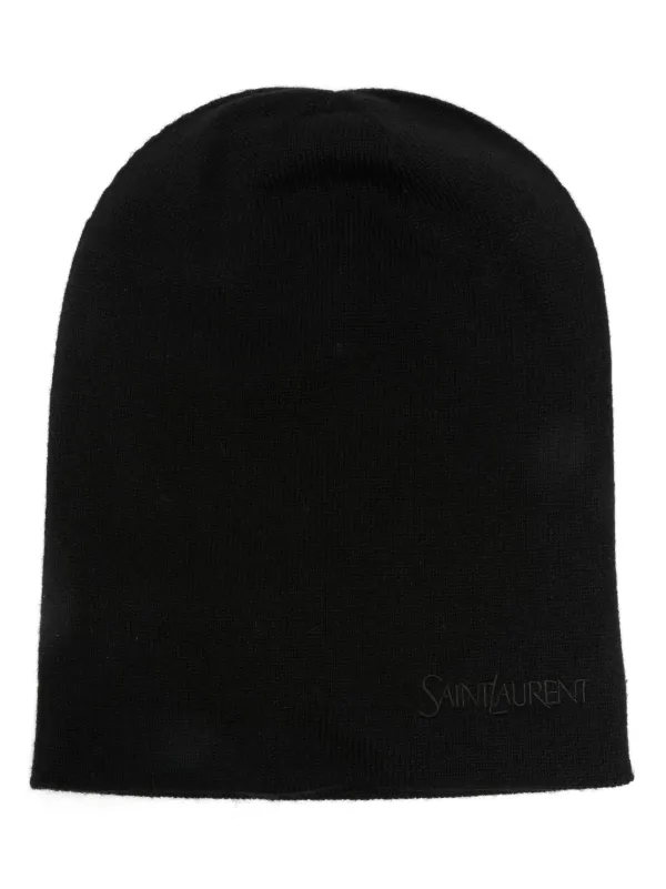 【関税&送料込】Saint Laurent Logo Embroidered Beanie In Cas 24992209_55212355_600.jpg