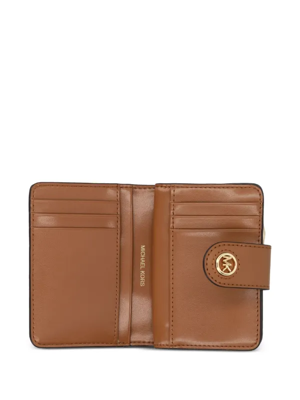ミニ財布★ロゴ【Michael Kors】Small zip around wallet Michael Kors Mk Logo Small Ziparound Wallet in White | Lyst