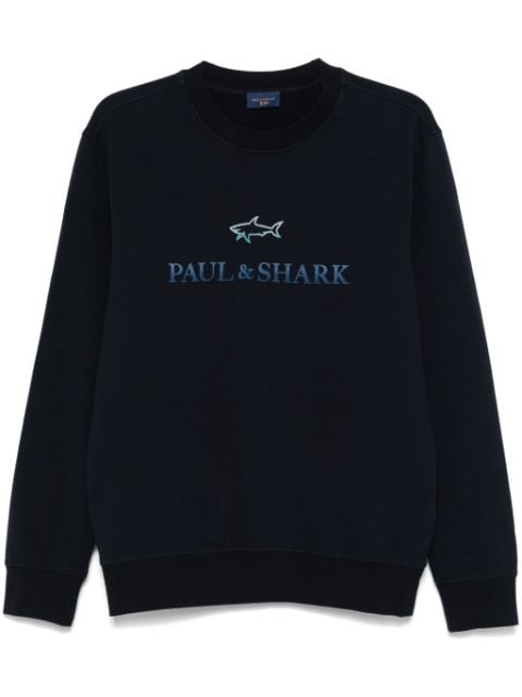 Paul & Shark suéter con logo afelpado