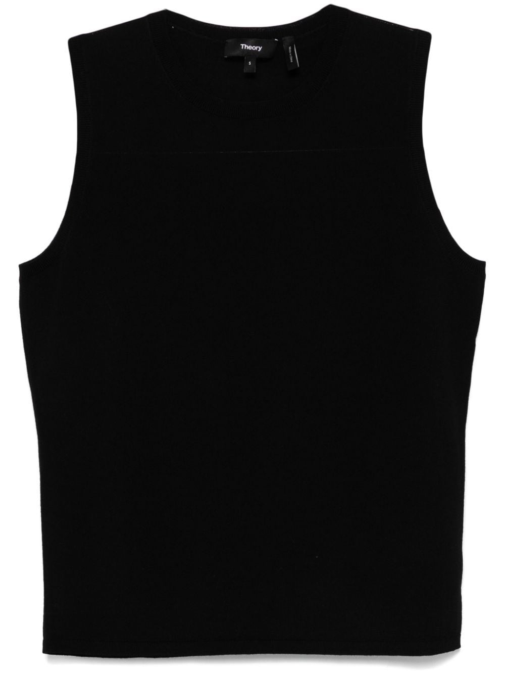 Shop Theory Merino Wool Vest In Black