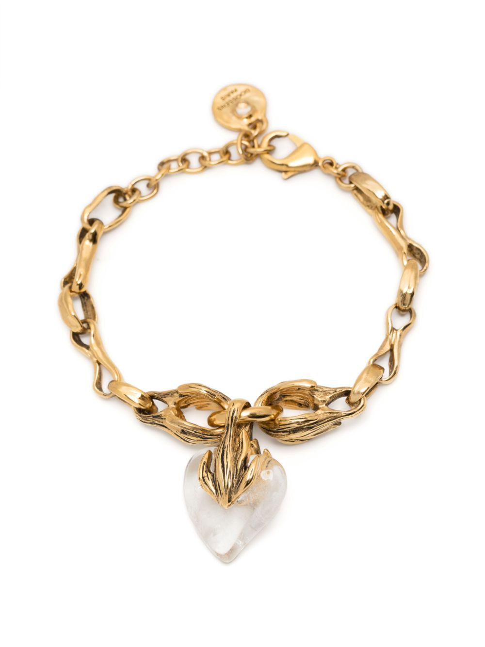 Shop Goossens Coeur Précieux Bracelet In Gold