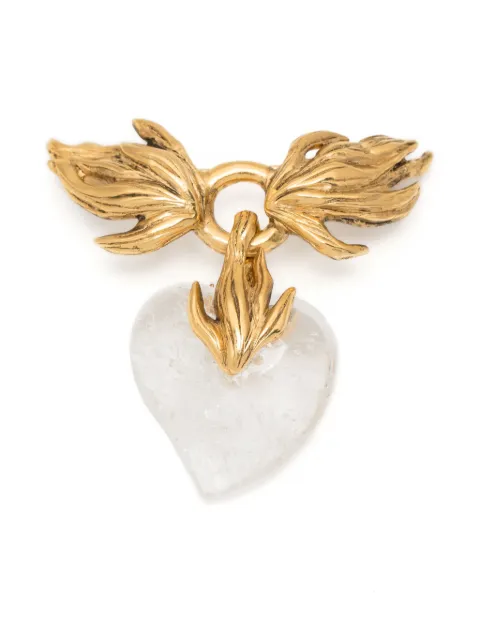 Goossens gold-plated brooch