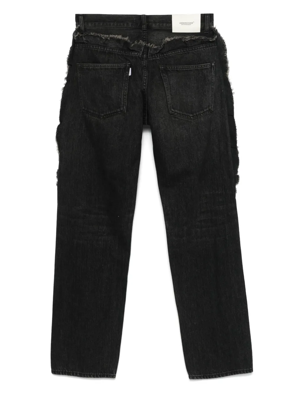 Undercover Jeans met franje detail - Zwart