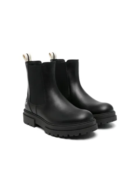 Palm Angels Kids logo-print Chelsea boots