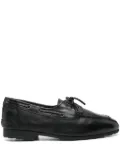 Bally leather boat shoes - Black