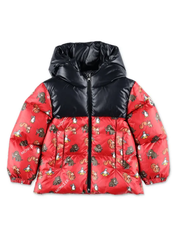 Moncler Enfant Olas Puffer Jacket Red