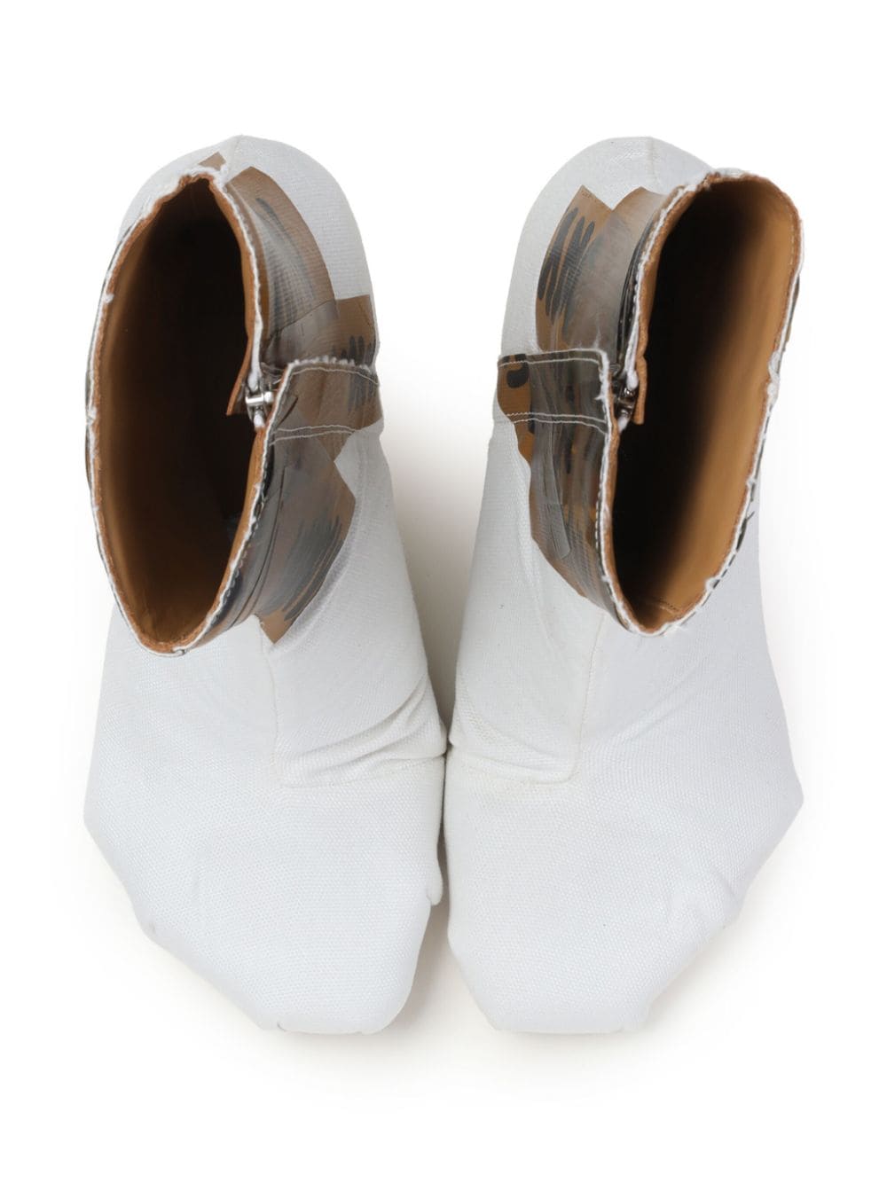 Shop Magliano Logo-print Boots In White