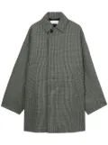 Random Identities check-print coat - Neutrals