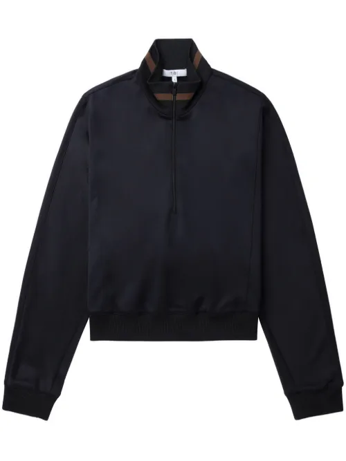 Tibi sweat à col montant - Noir - Tibi - Modalova
