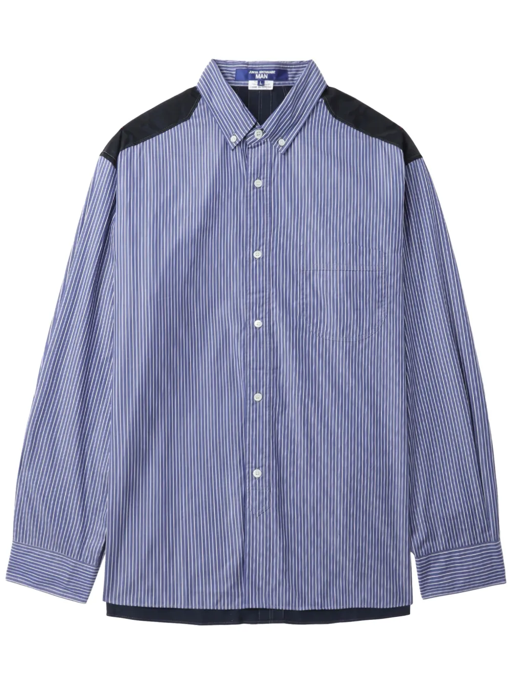 Junya Watanabe MAN ストライプ シャツ | ブルー | FARFETCH JP