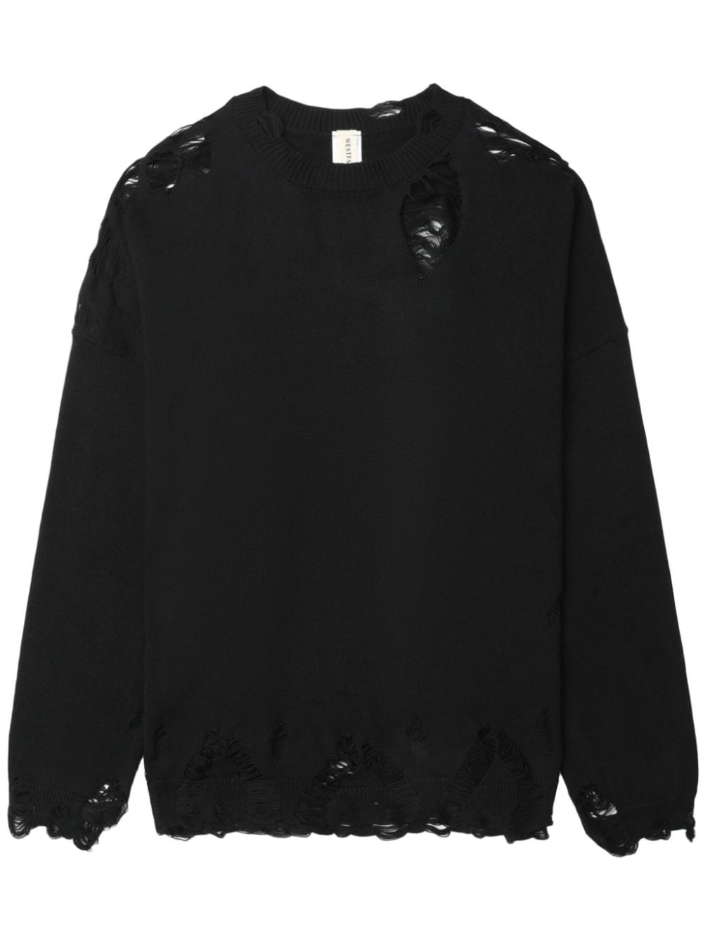 Shop Westfall Distressed-effect Jumper In Black