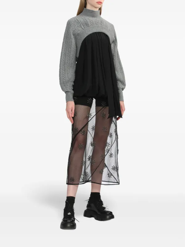 Simone Rocha 2025SS カットアウトブローグシューズ 37サイズ