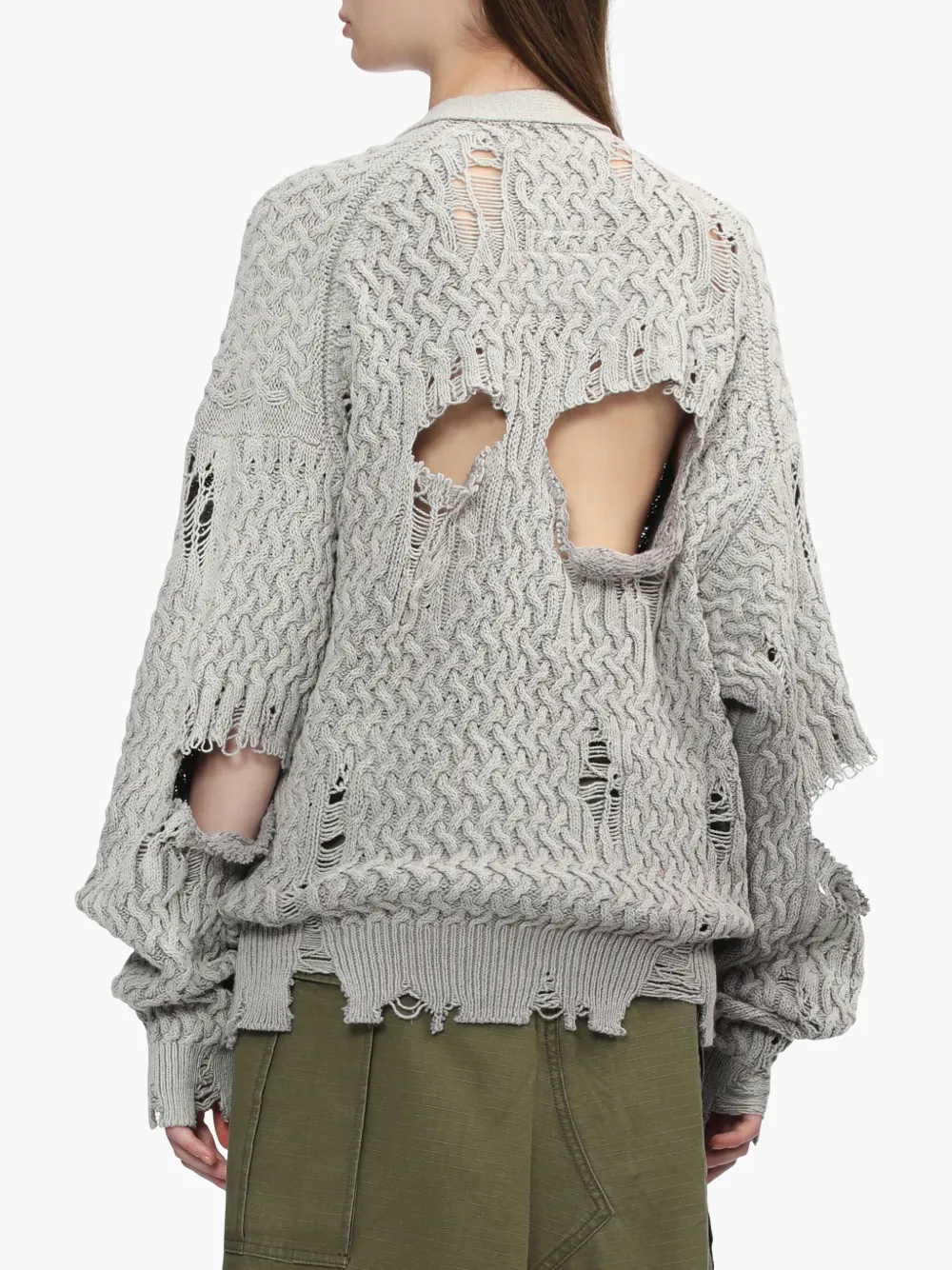 Maison MIHARA YASUHIRO Vest van katoenblend Paars