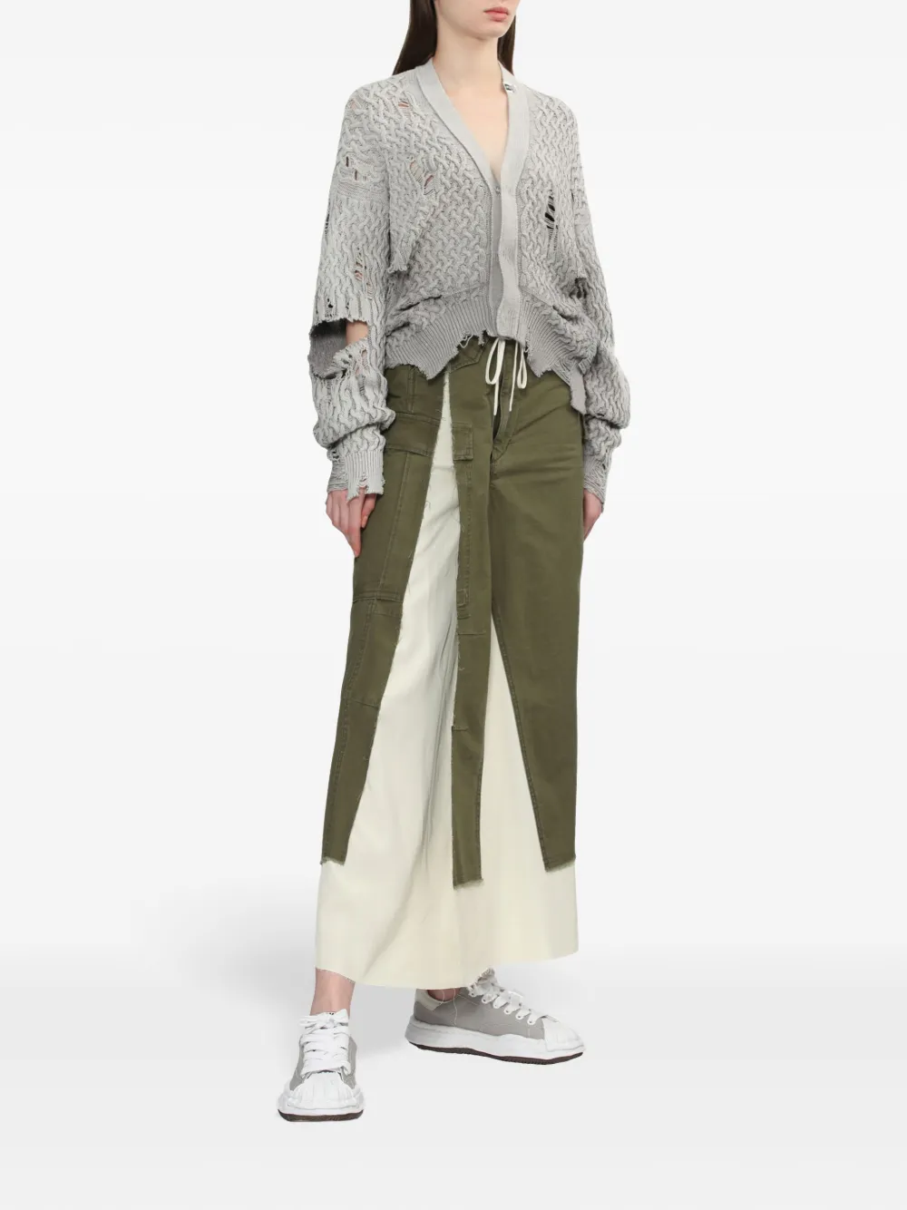 Maison MIHARA YASUHIRO Vest van katoenblend Paars