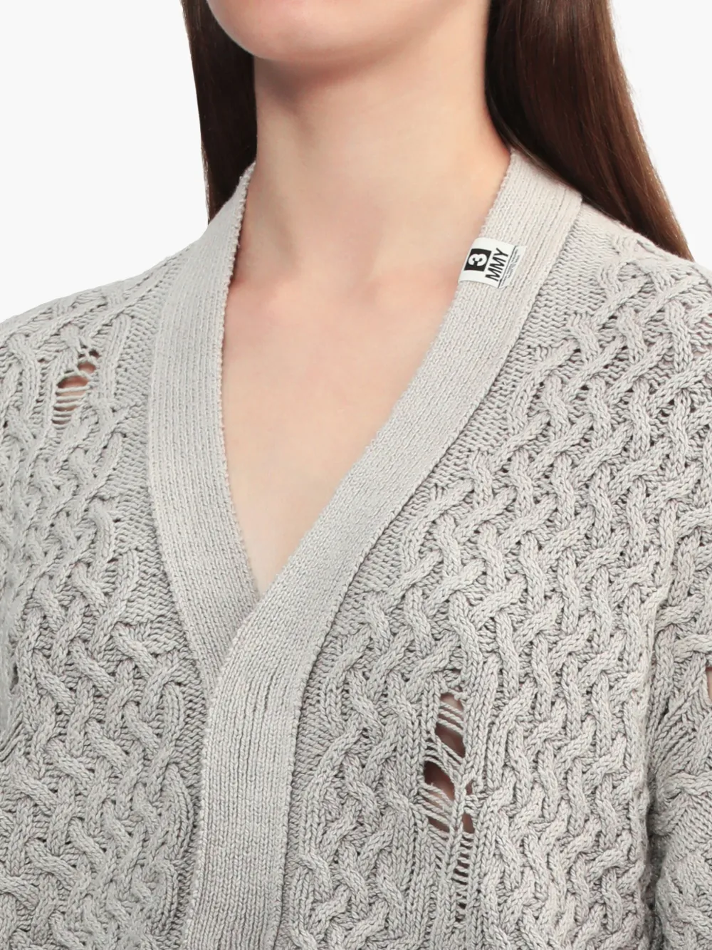 Maison MIHARA YASUHIRO Vest van katoenblend Paars