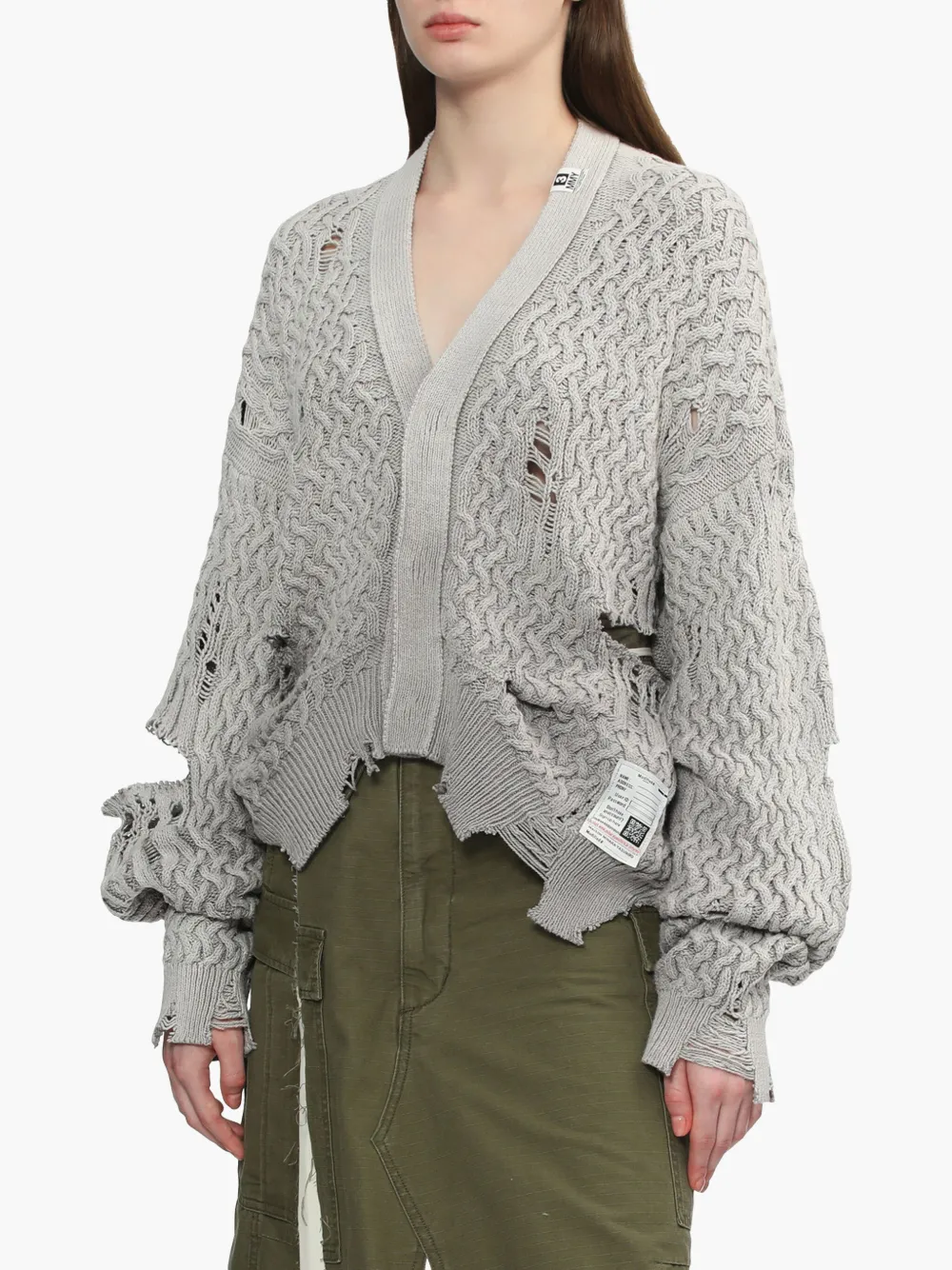 Maison MIHARA YASUHIRO Vest van katoenblend Paars