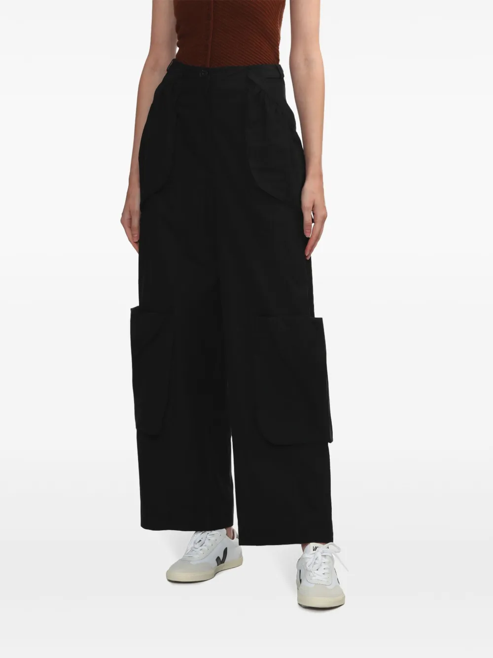 Low Classic Cargo broek Zwart