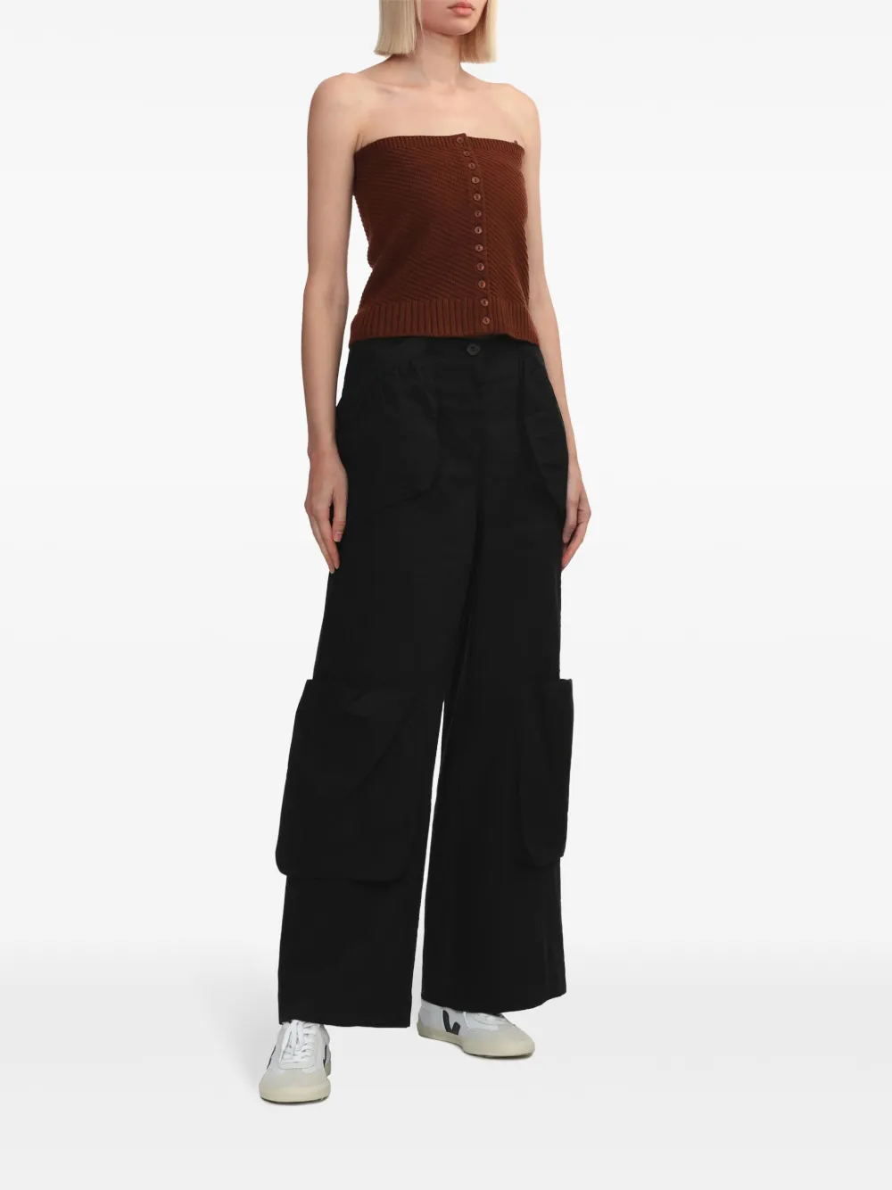 lowclassic Low Classic Cargo broek - Zwart