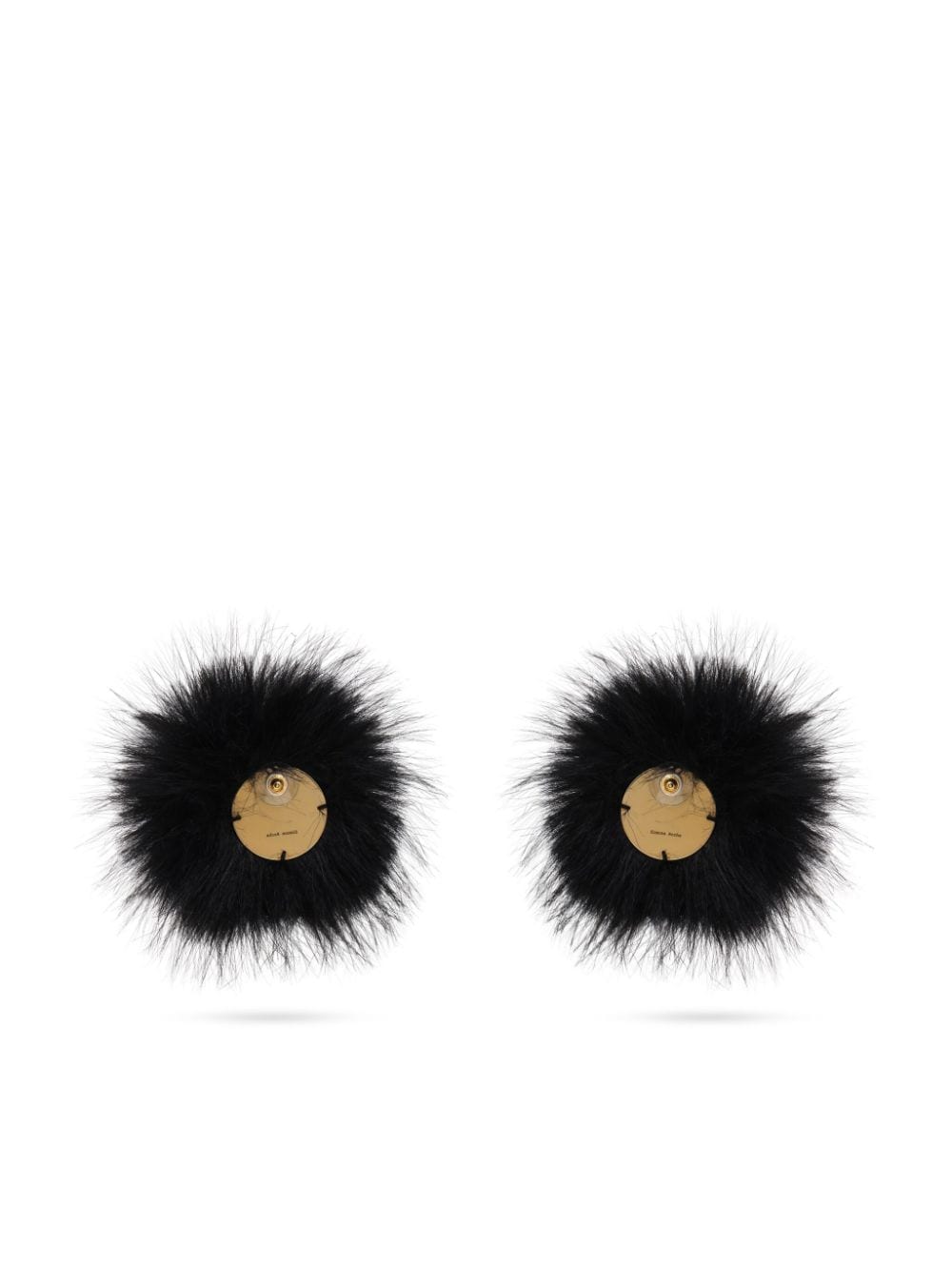 Shop Simone Rocha Crystal-embellished Earrings In Black