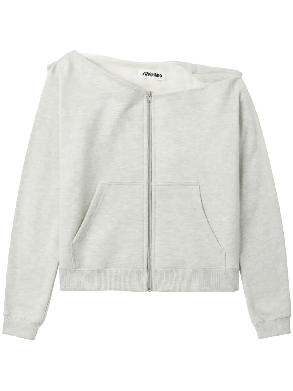 Magliano zip-up cotton hoodie - Grey