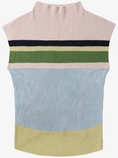 Kiko Kostadinov stripe-pattern vest 