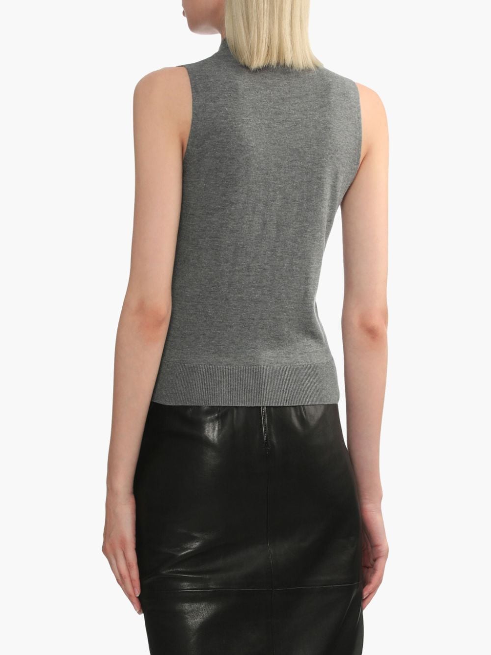 Shop Iro Open-knit Top In Grey