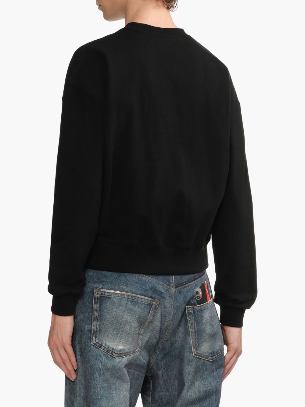 Shop Andersson Bell Logo-embroidered Sweatshirt In Black