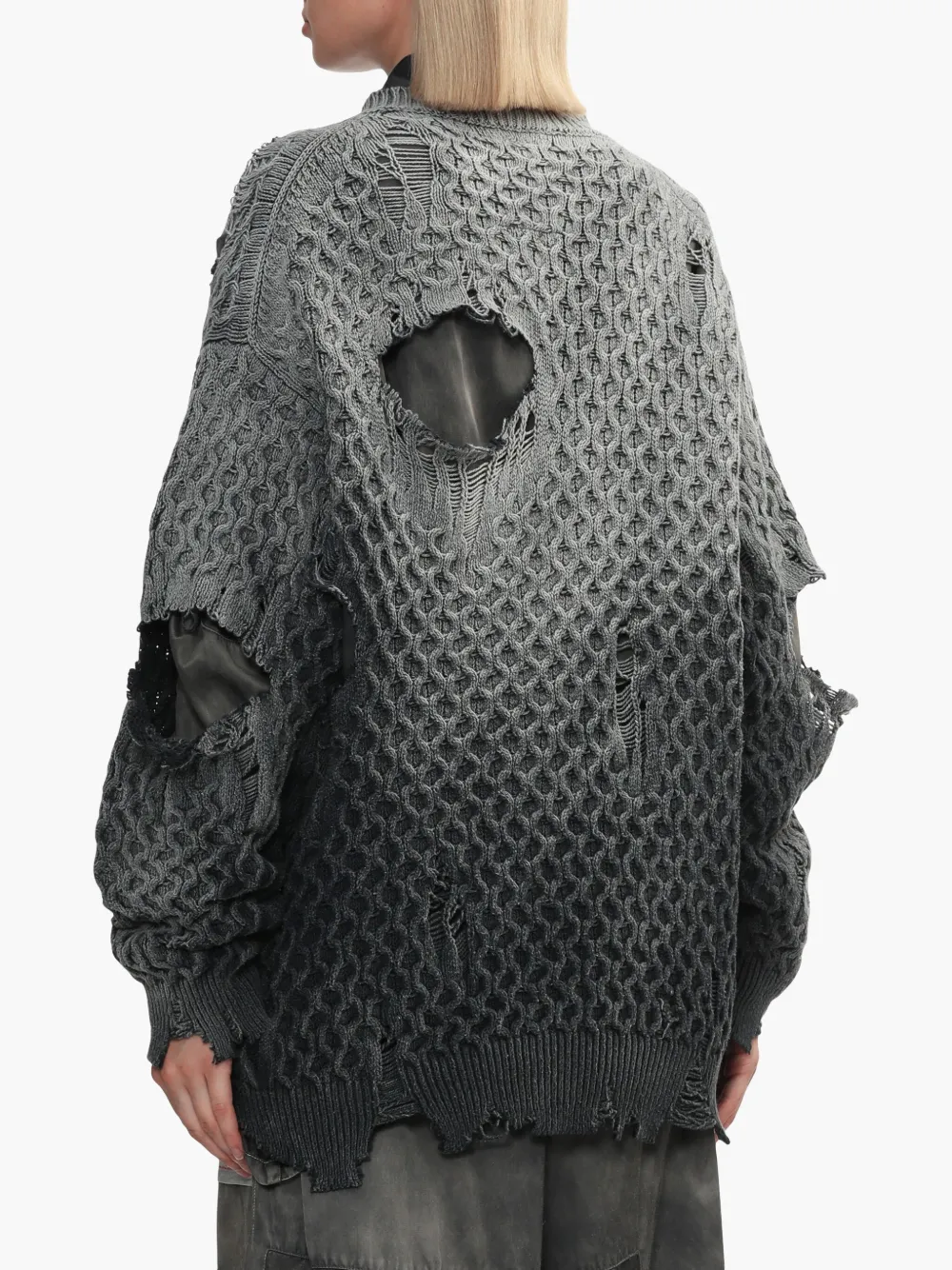Maison MIHARA YASUHIRO Sun Faded Like trui Zwart