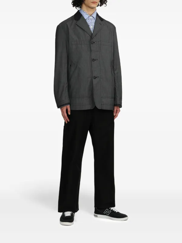 ほうたろう Junya Watanabe MAN button-down Blazer | Black | FARFETCH