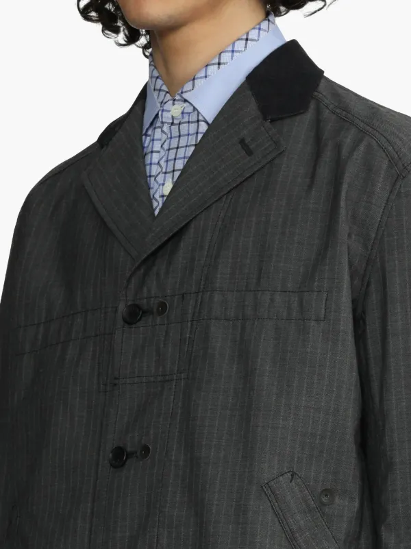 Junya Watanabe MAN button-down Blazer | Black | FARFETCH
