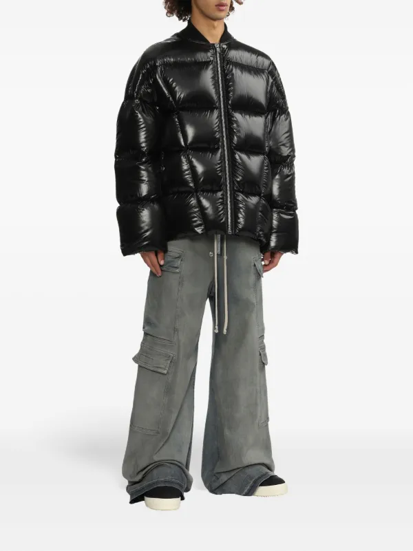 Rick Owens DRKSHDW Gray Porterville Zipfront Jacket Rick