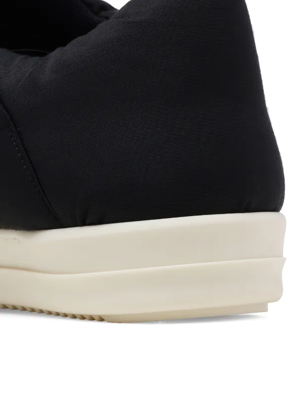 【正規品】Rick Owens DRKSHDW ブラック スリッポンスニーカー Rick Owens DRKSHDW Porterville Puffer スリッポンスニーカー