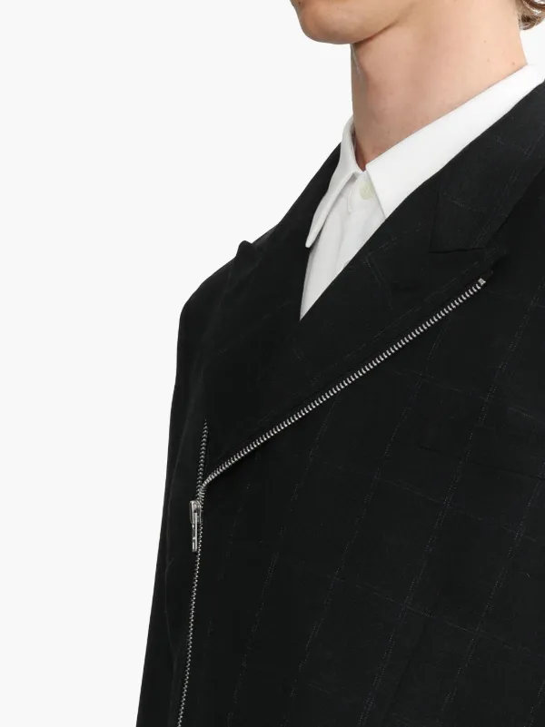 Comme Des Garcons Homme Deux Asymmetric Blazer Farfetch