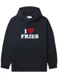 Joshua Sanders I Love Fries hoodie - Black