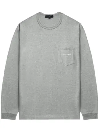 Comme Des Garçons Homme logo-print Sweatshirt | Grey | FARFETCH