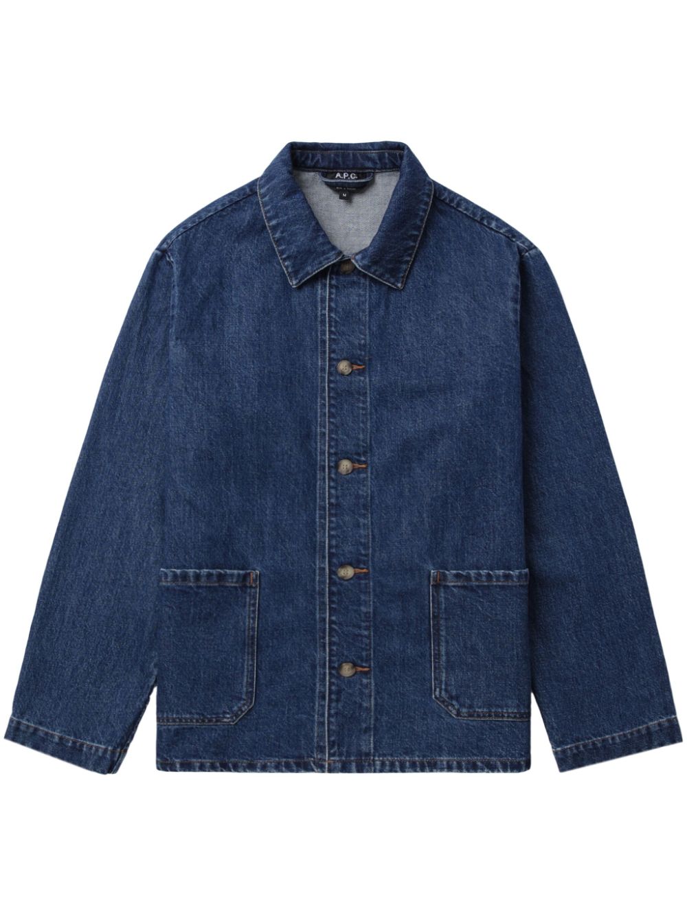 A.P.C. buttoned denim jacket - Blue