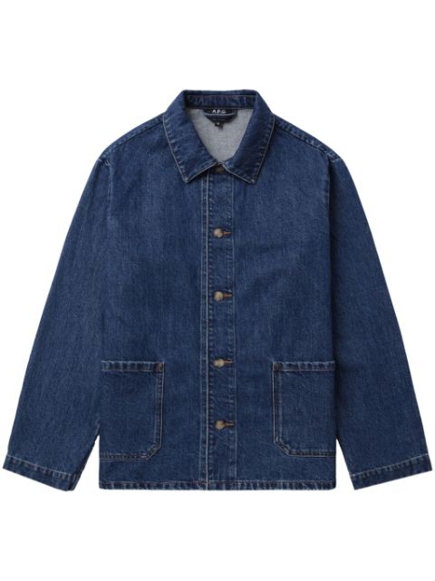 A.P.C. buttoned denim jacket Men