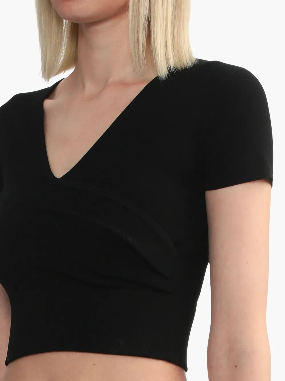 Iro Cropped T-shirt In Black