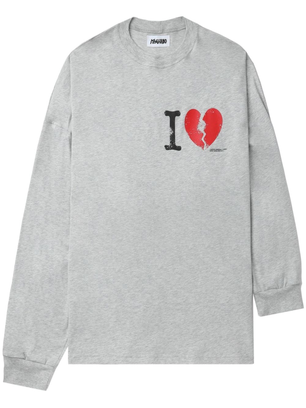 Shop Magliano I Suffer Sweatshirt In Grey