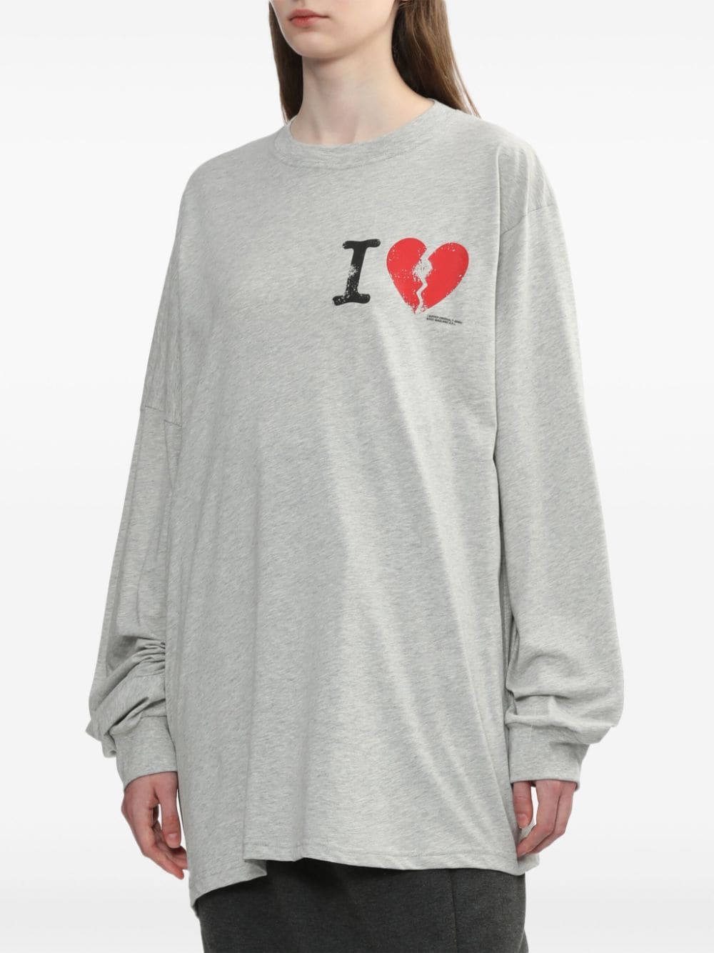 Shop Magliano I Suffer Sweatshirt In Grey