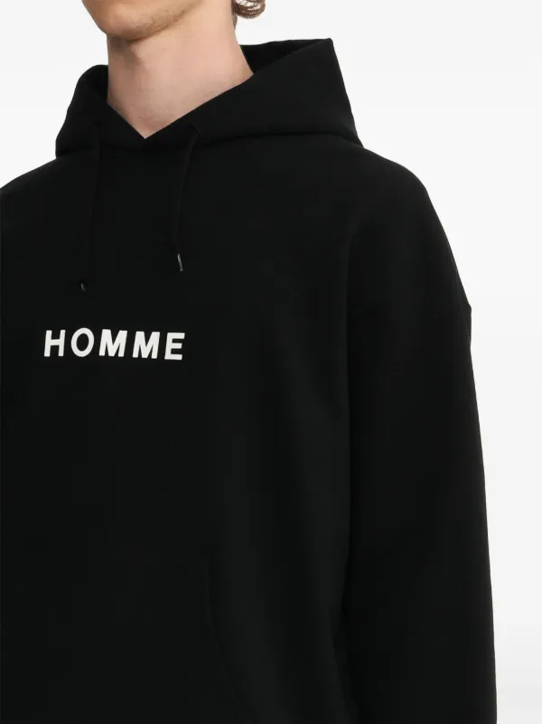 Comme Des Garçons Homme ロゴ パーカー | ブラック | FARFETCH JP