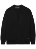 Comme des Garçons Homme logo-embroidered cardigan - Black