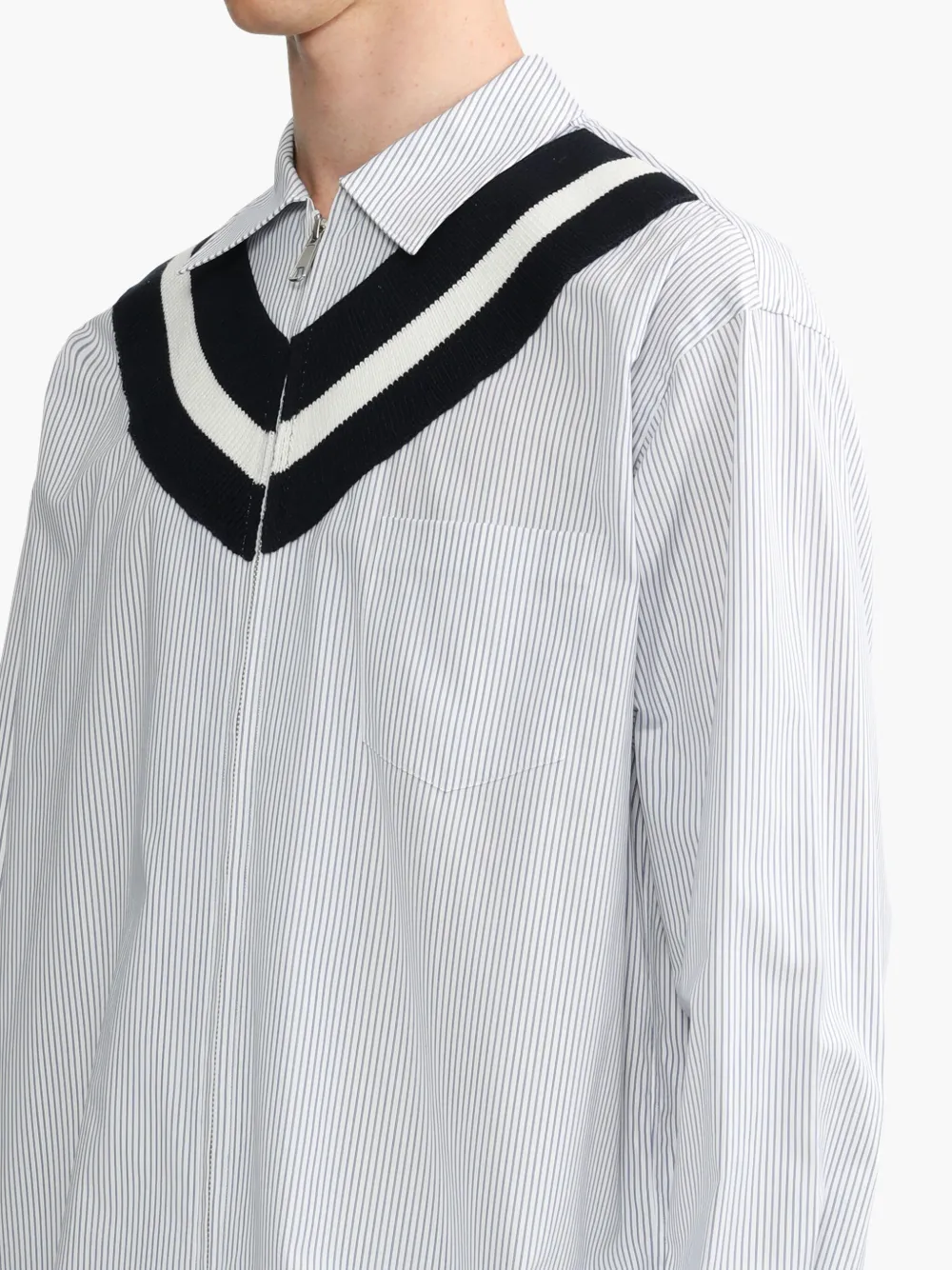 Comme des Garcons Homme knitted-detail shirt Men