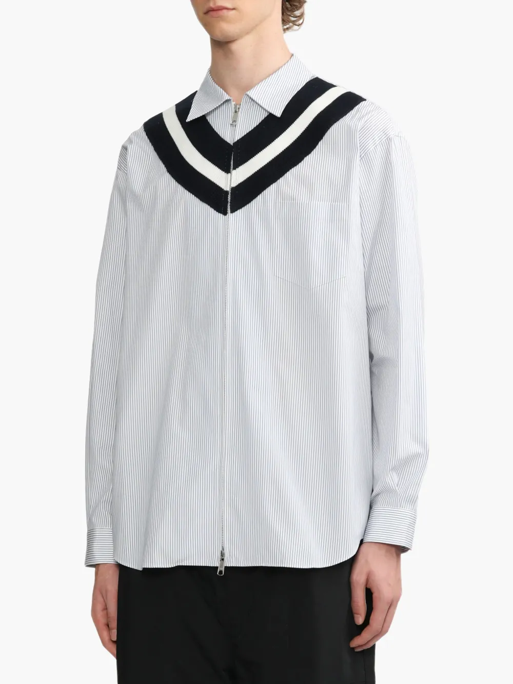 Comme des Garcons Homme knitted-detail shirt Men