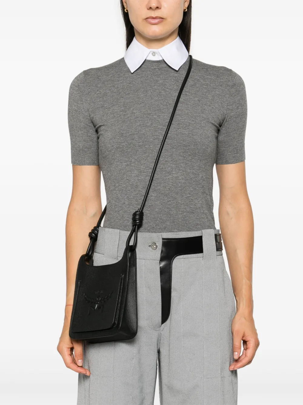 MCM Himmel crossbodytas - Zwart