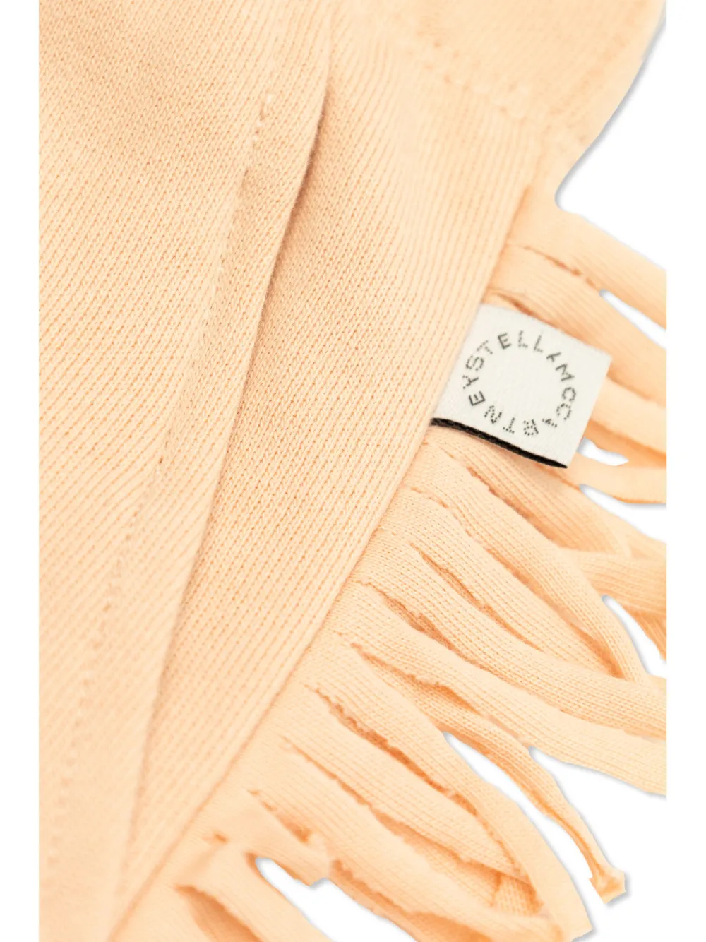 Shop Stella Mccartney Fringed Trousers In Pink