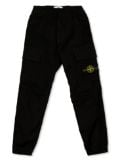 Stone Island Junior Compass-badge track pants - Black