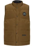 Canada Goose logo-patch gilet - Green